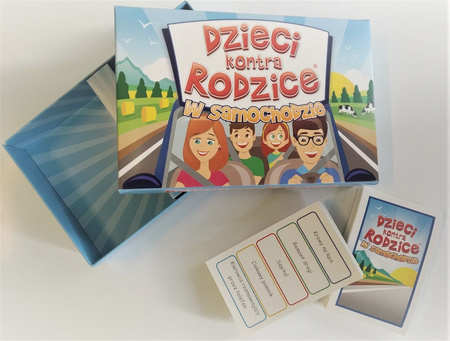 Gra W samochodzie dzieci kontra rodzice wyd. 2018
