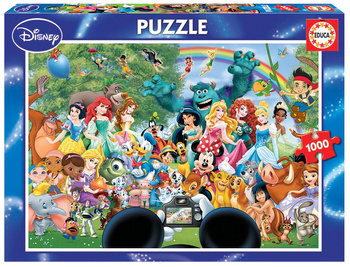 Puzzle 1000 Cudowny świat Walta Disneya 109756