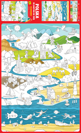 Kolorowanka XL Polska Od Bałtyku do Tatr