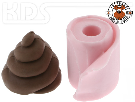 Gumka do ścierania kupa z papierem toaletowym 1szt mix kolorów