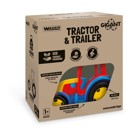 Traktor Gigant z przyczepą 66100