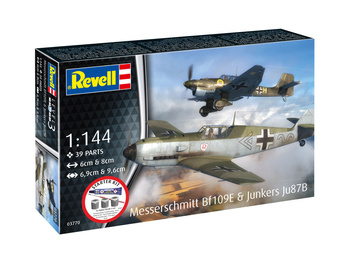 Revell Starter Kit 1:144 Messerschmitt Bf109E & Ju87B REV-73770
