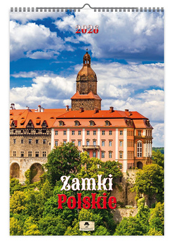 Kalendarz 2026 ścienny Zamki Polskie A3 VD22