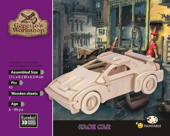 Łamigłówka drewniana Gepetto Samochód rajdowy
