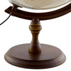 Globus 320 antyczny podświetlany drewniana stopka