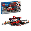 Lego City F1 Pit stop i mechanicy z bolidem Ferrari 60443