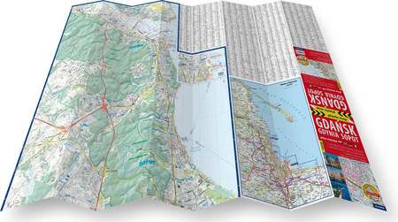 Gdańsk Gdynia Sopot plan Trójmiasta 1:26 000 foliowana 2025