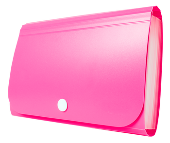 Organizer harmonijkowy mini PP różowy