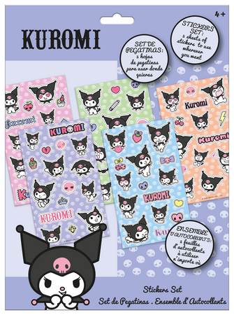 Naklejki Kuromi 92 sztuki KU00021