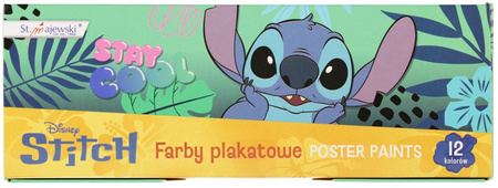 Farby plakatowe Stitch 12 kolorów 20 ml