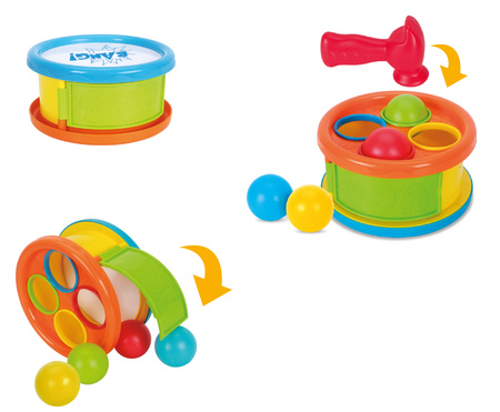 Bębenek zbijak z piłeczkami