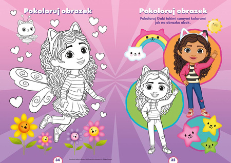 Kociastyczne łamigłówki. Wielki zeszyt zadań. Koci Domek Gabi