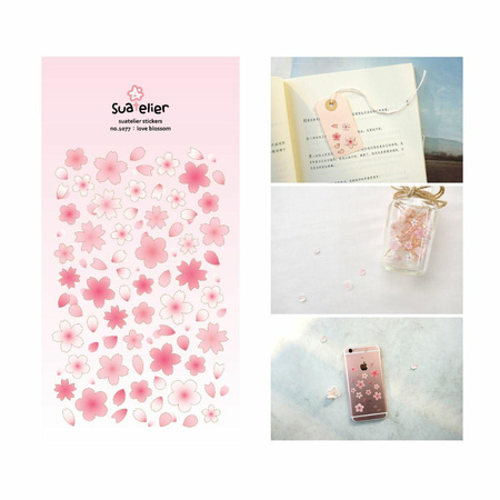 Naklejki ozdobne Błyszczące Kwiaty