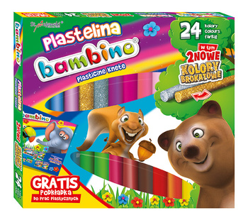 Plastelina bambino 24 kolory 34679