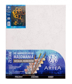 Malowanie po numerach Astra Artea Słoneczniki