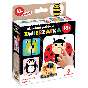Puzzle Układam połówki Zwierzątka CzuCzu