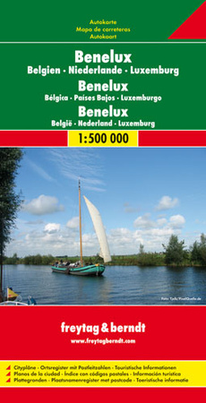 Belgia holandia luksemburg mapa 1:500 000