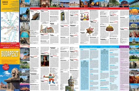 Budapeszt map&guide PL laminat 2024