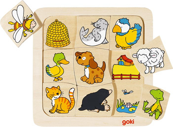 Puzzle Gdzie mieszkają zwierzątka Goki