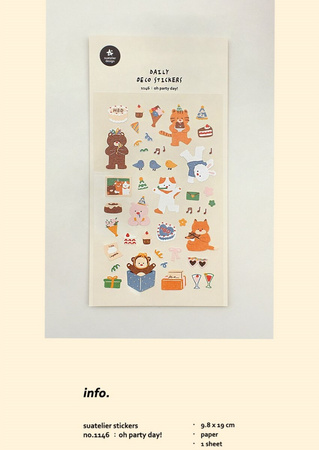 Naklejki ozdobne Przyjęcie