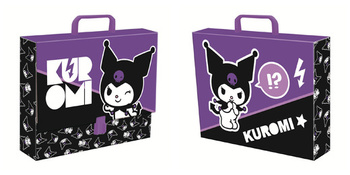 Teczka A4 z rączką XL Kuromi Black