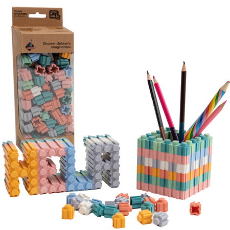 Eko klocki małych geniuszy konstrukcyjne