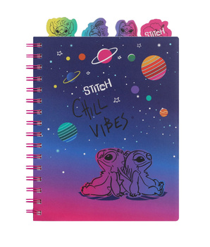 Kołobrulion A5 Disney Black Stitch 100 kartek wzór 1