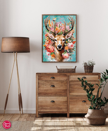 Puzzle 1000 CherryPazzi Flower Deer 30752