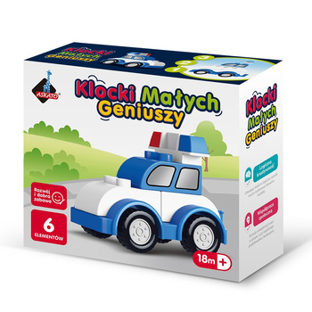 Klocki małych geniuszy Autko 6 elementów