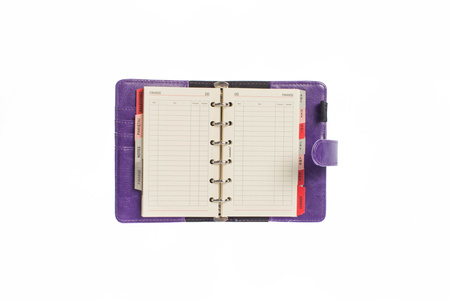 Organizer 2026 Memofix A6 K fiolet