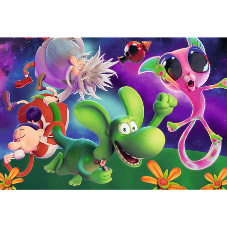 Puzzle 100 Smok Diplodok i przyjaciele 16486