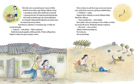 Chłopiec, dziewczynka i mur