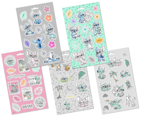 Zestaw naklejek Stitch 100 szt. ST00053