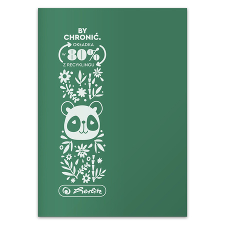 Paczka zeszyt A5 Eco PP Ocean Colors 32k kratka mix kolorów 10 szt.