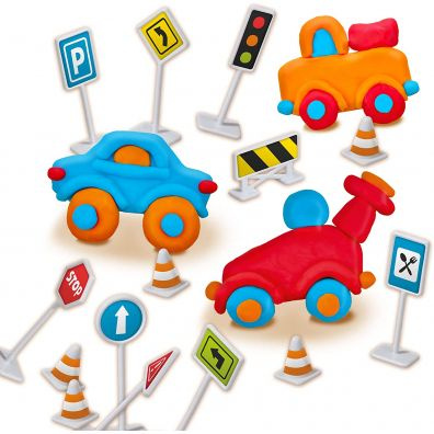 Ciasto masa Ruch drogowy set