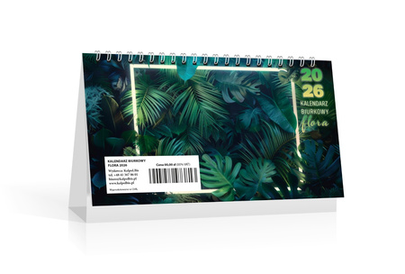 Kalendarz 2026 biurkowy Flora