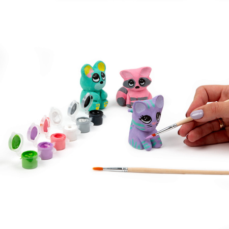 Glina samoutwardzalna zestaw Misie Kidea