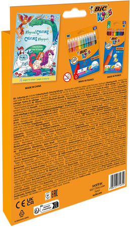 Zestaw z kolorowanką BIC Kids Igloo Colouring Set CFP+CP