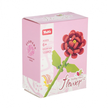 Klocki konstrukcyjne Kwiaty 133 elementy