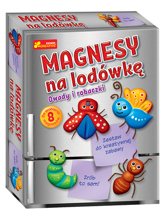 Gipsowe magnesy Owady i robaczki