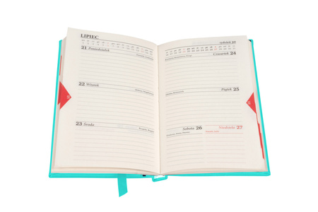 Kalendarz 2026 Colorfix A6 TDW turkusowy