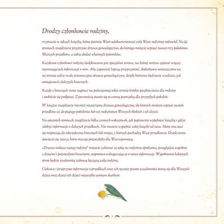 Drzewo rodowe naszej rodziny