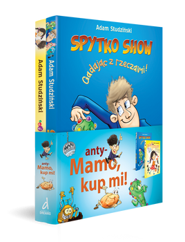 Pakiet anty-Mamo, kup mi! Spytko Show. Gadając z rzeczami! / Chciejosztuczki. Książka zakazana przez Chciejokorp.