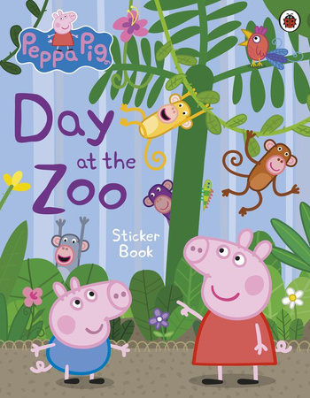 Day at the Zoo Sticker Book. Peppa Pig wer. angielska