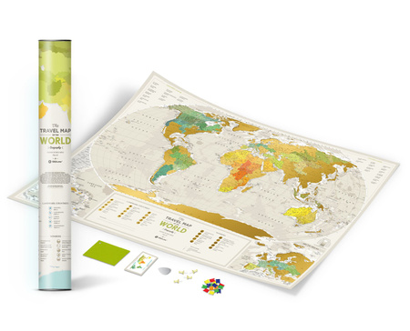 Mapa zdrapka świat travel map geography world