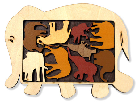 Łamigłówka Elephant Parade Recent Toys