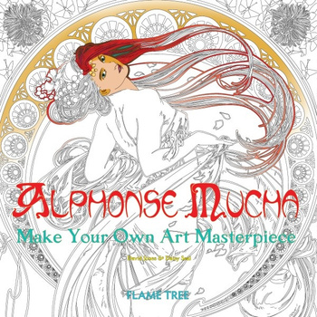 Kolorowanka Alphonse Mucha (Art Colouring Book)