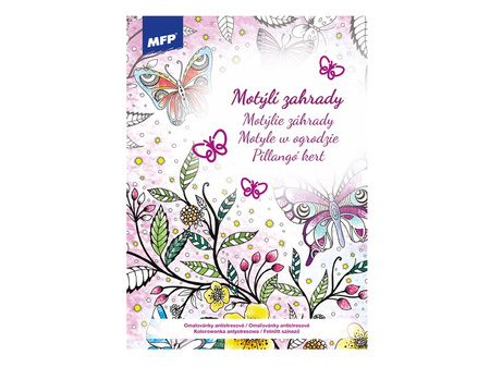 Kolorowanka antystresowa Motyle w ogrodzie 5301079