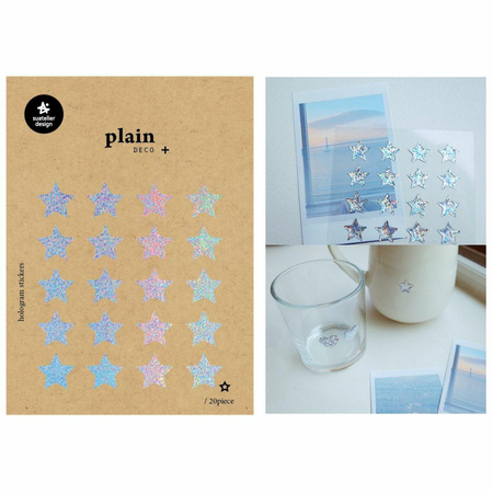 Naklejki holo wypukłe Gwiazdy