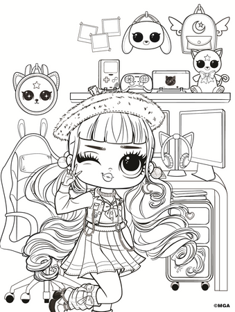 Wpadnij do nas! L.O.L Surprise! Wodne kolorowanie